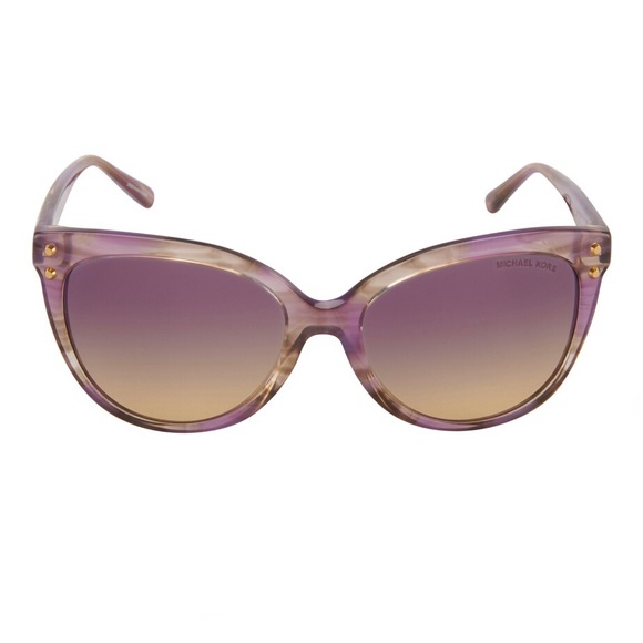 Michael Kors Jan 2045 Purple Gold Sunglasses